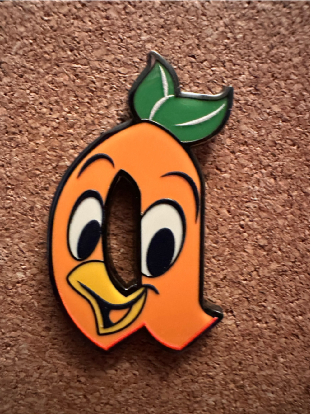 2026 Disney Magic Kingdom Mystery Pin Letter A In Magic Orange Bird